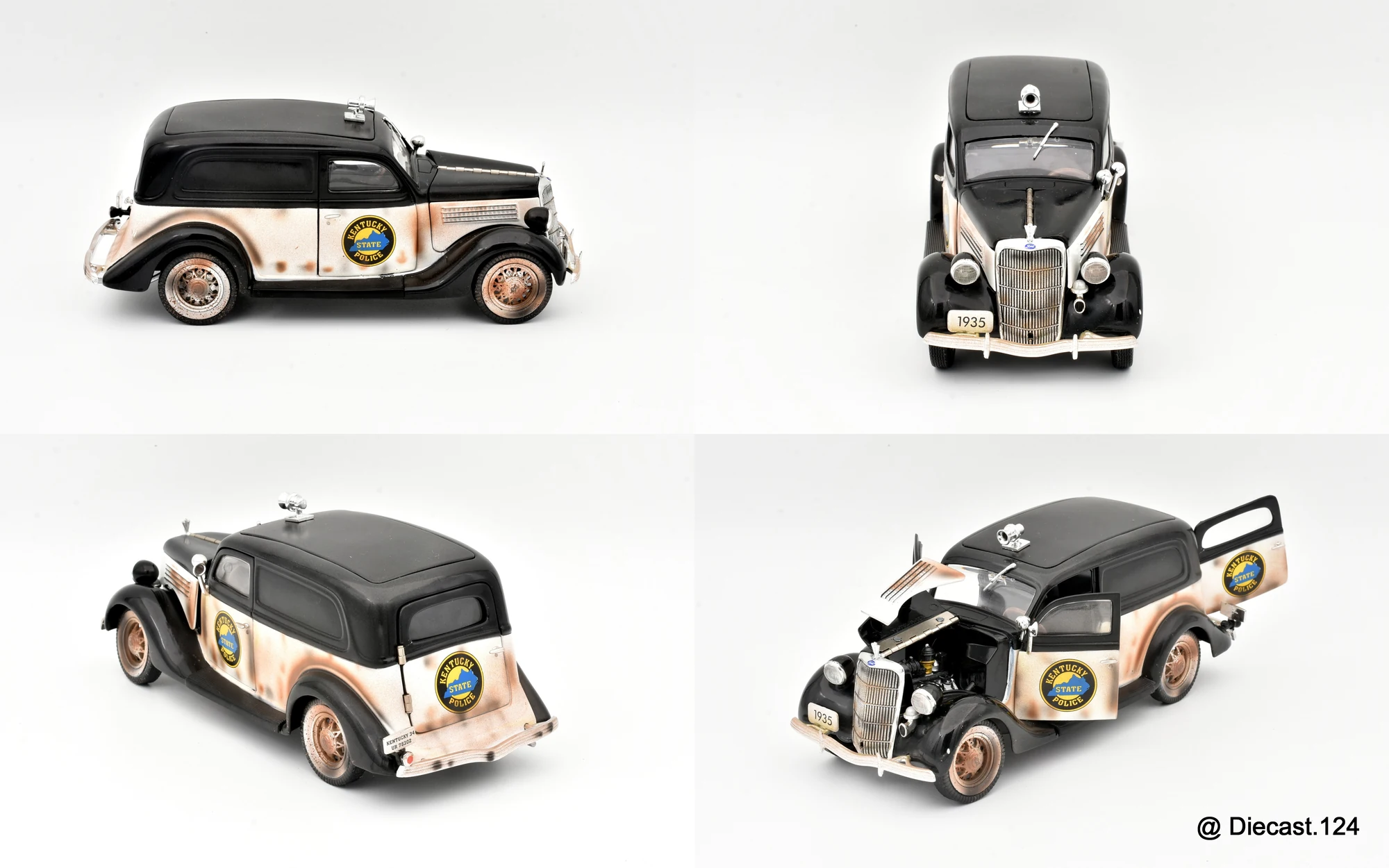 Four views of Ford Model 48 Sedan