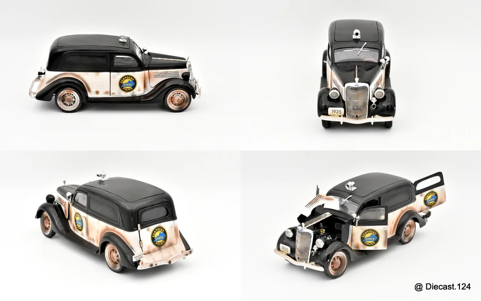 Four views of Ford Model 48 Sedan