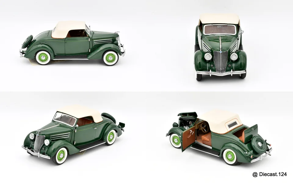 Four views of Ford Deluxe Cabriolet