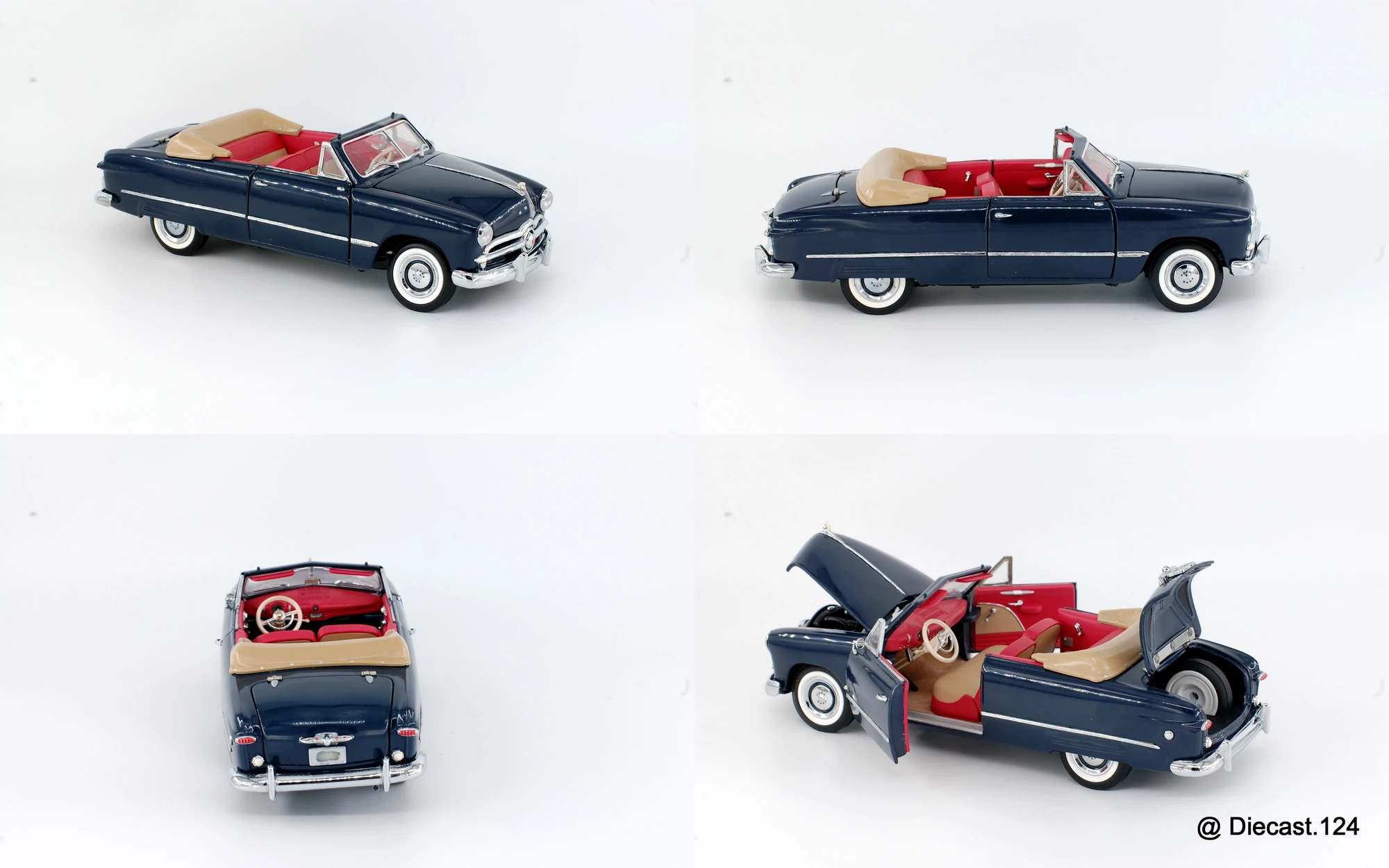 Four views of Ford Custom Convertible