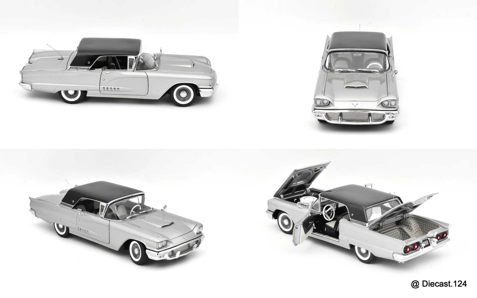 Four views of Ford Thunderbird Convertible LE