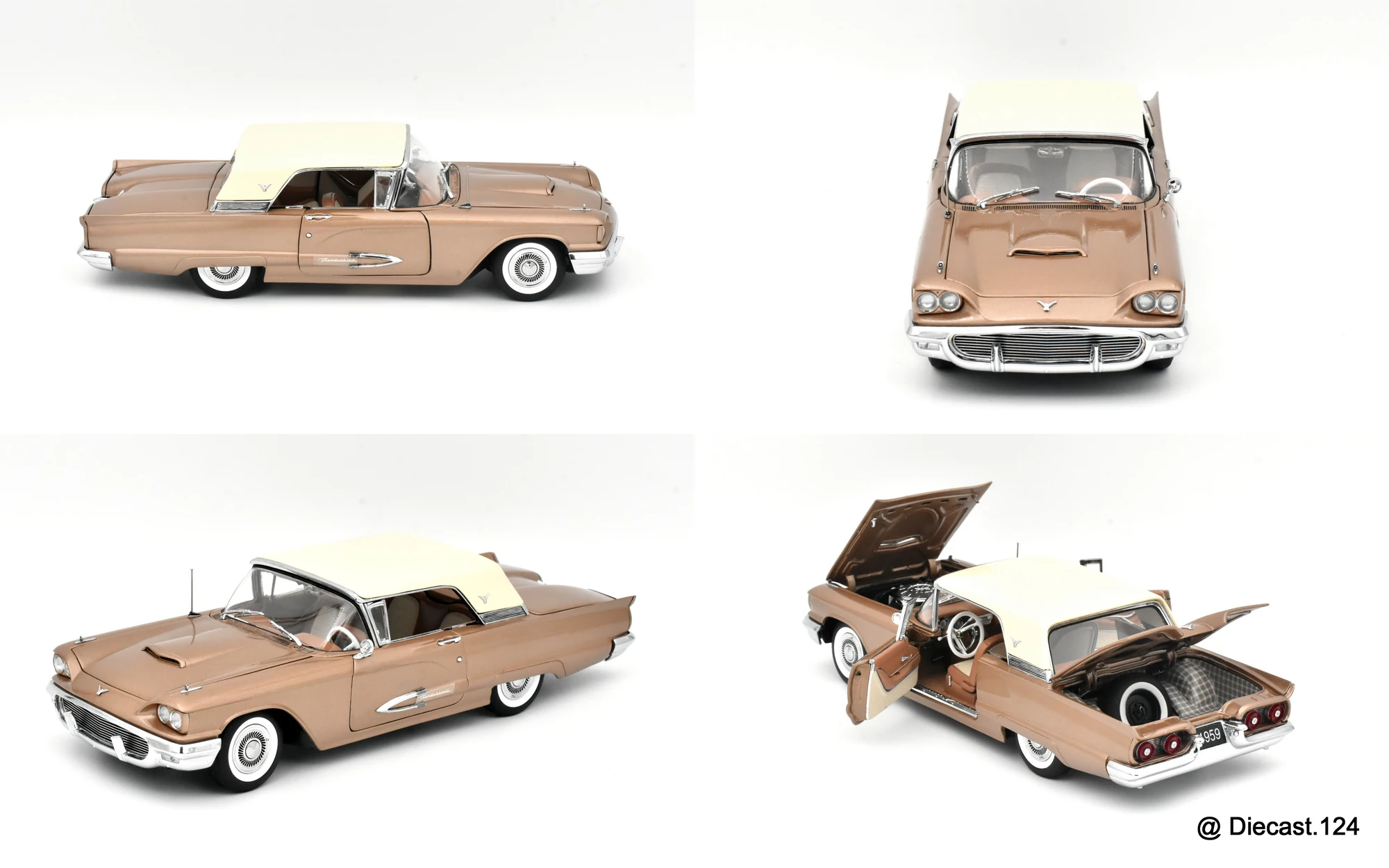 Four views of Ford Thunderbird Coupe LE