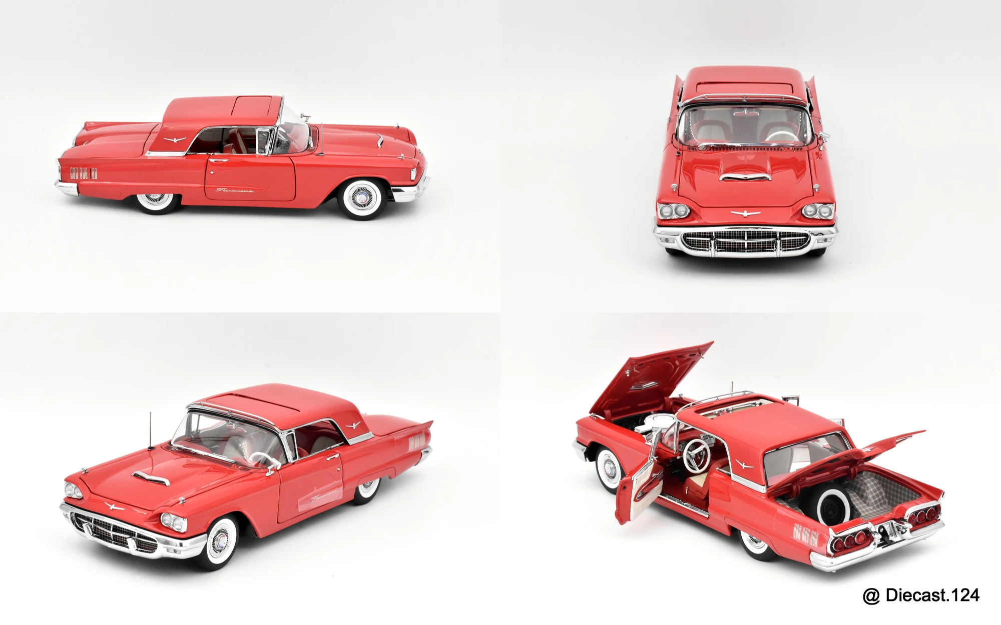 Four views of Ford Thunderbird Coupe