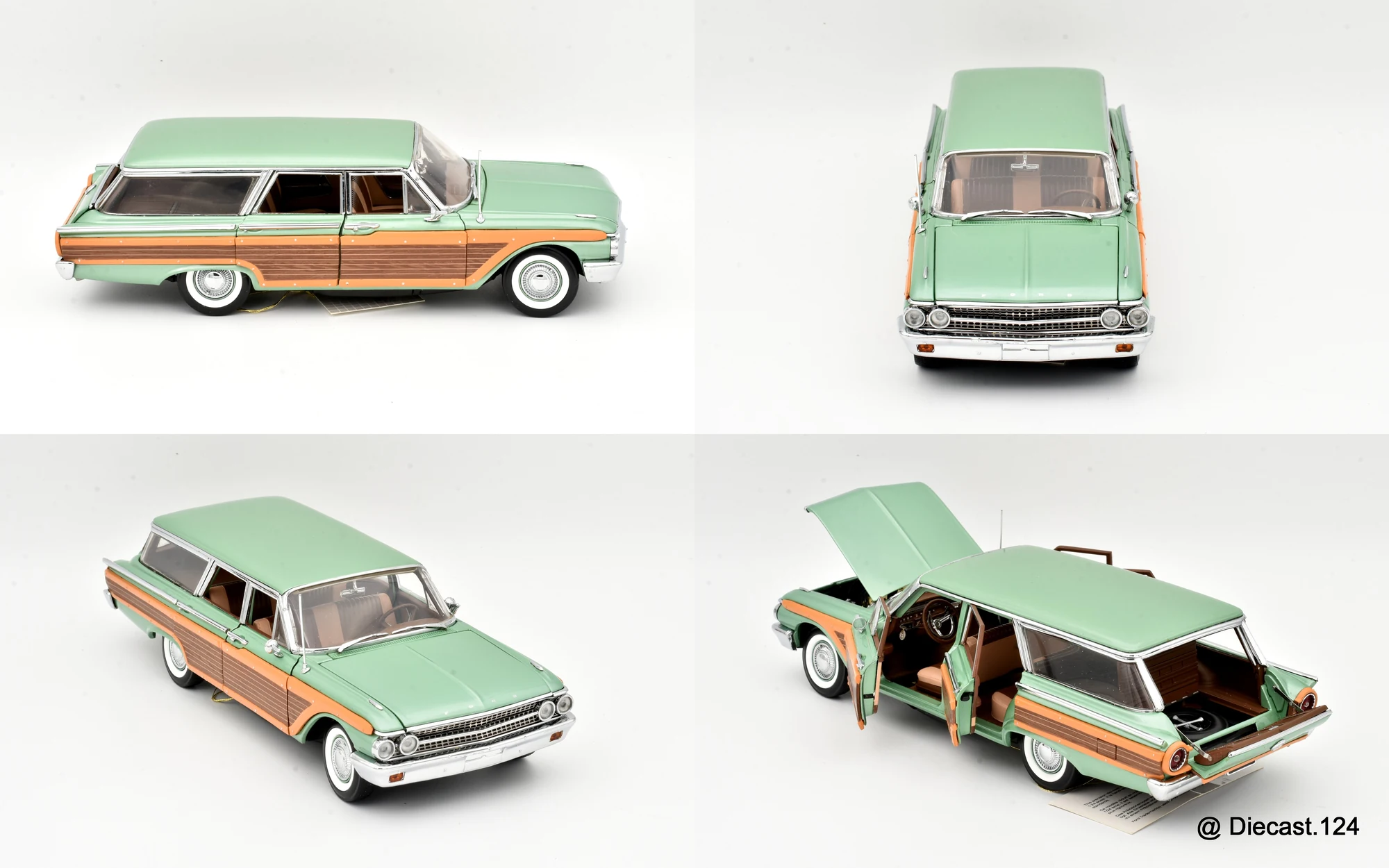 Four views of Ford Country Squire Wagon