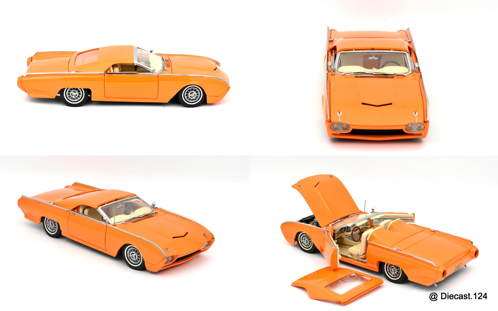 Four views of Ford Thunderbird Custom