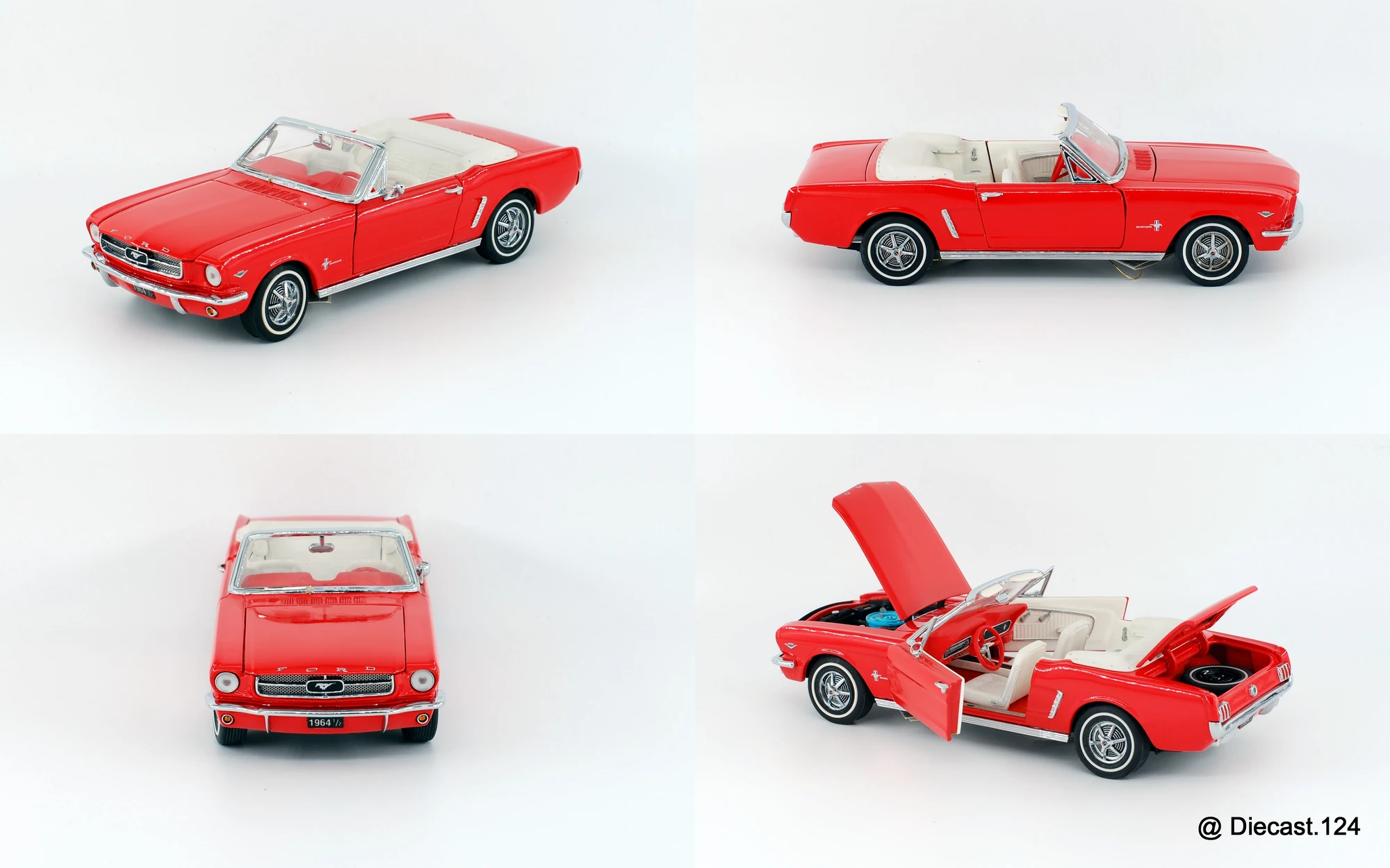 Four views of Ford Mustang (1st Gen) Convertible