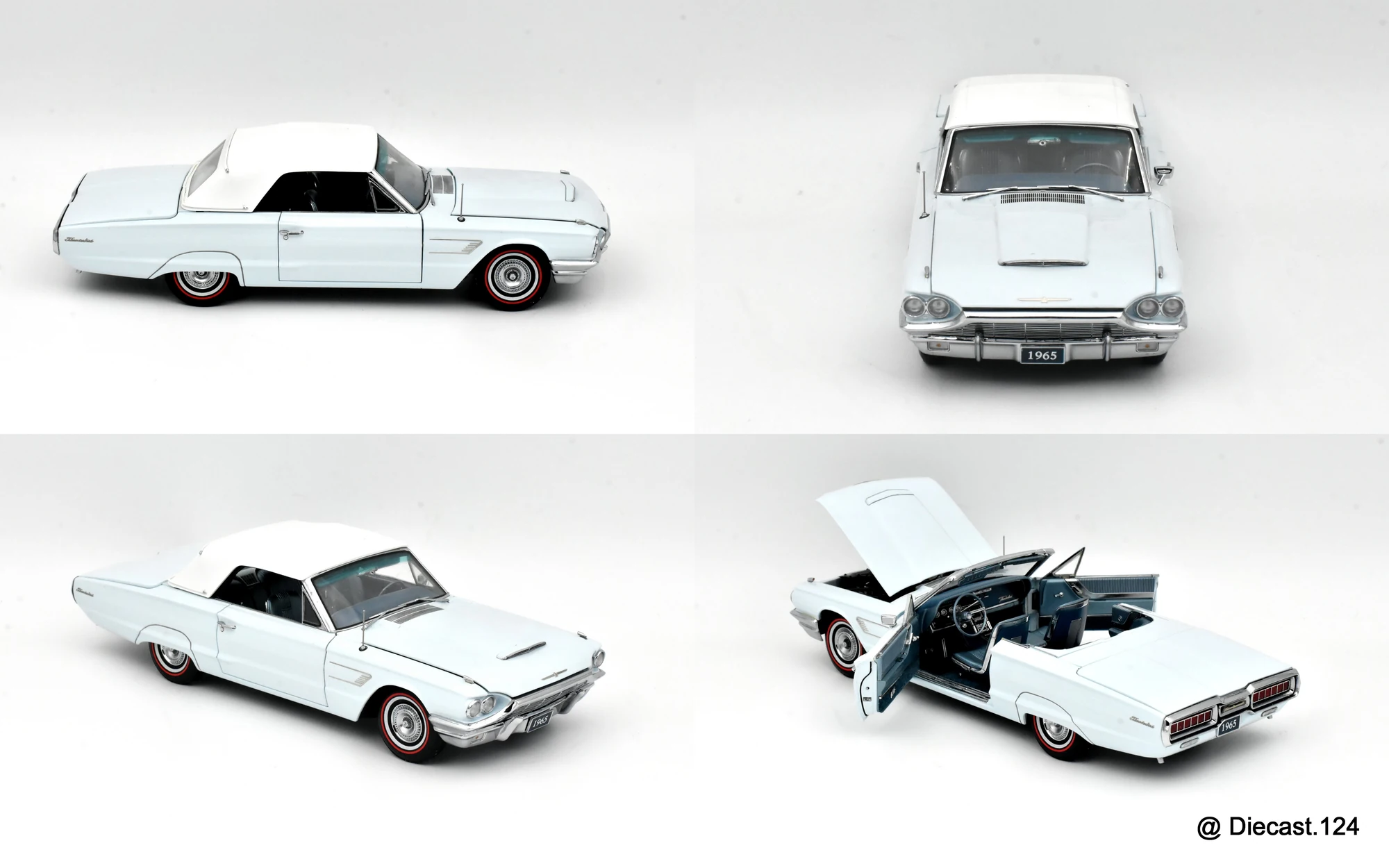 Four views of Ford Thunderbird Convertible