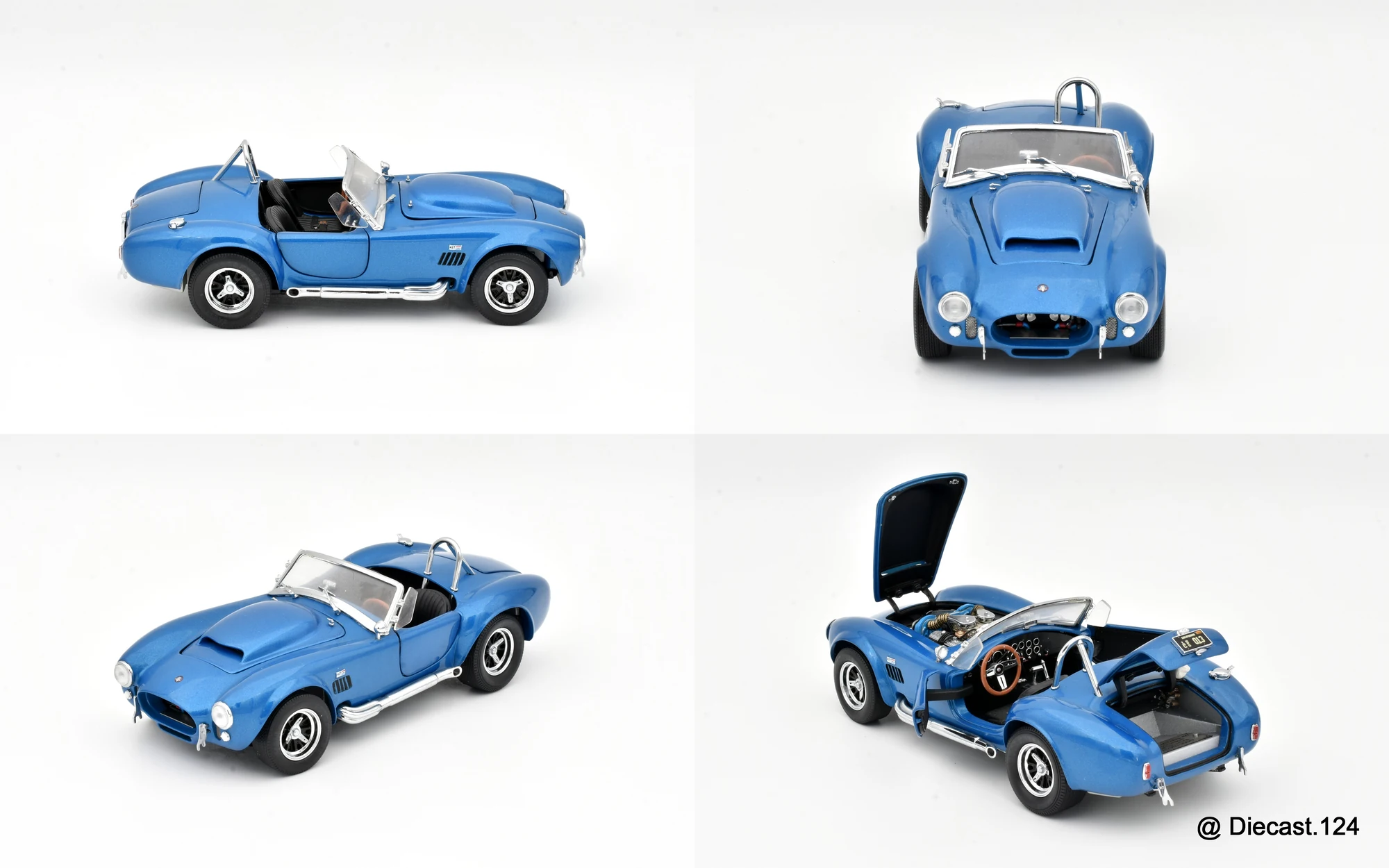 Four views of AC Shelby Super Snake LE