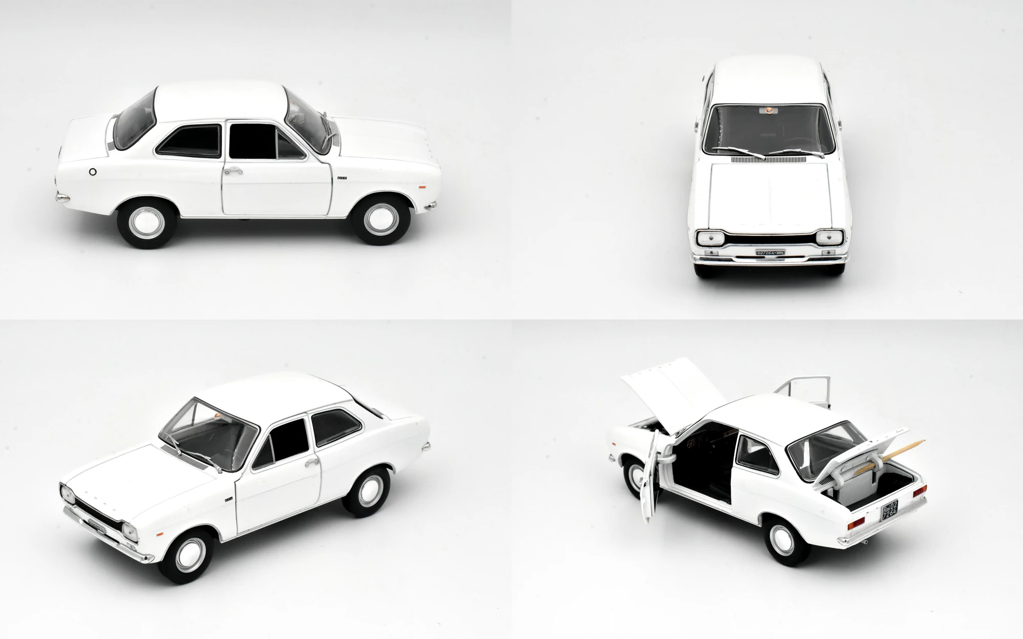 Four views of Ford Escort 1300 GT (Mark I)