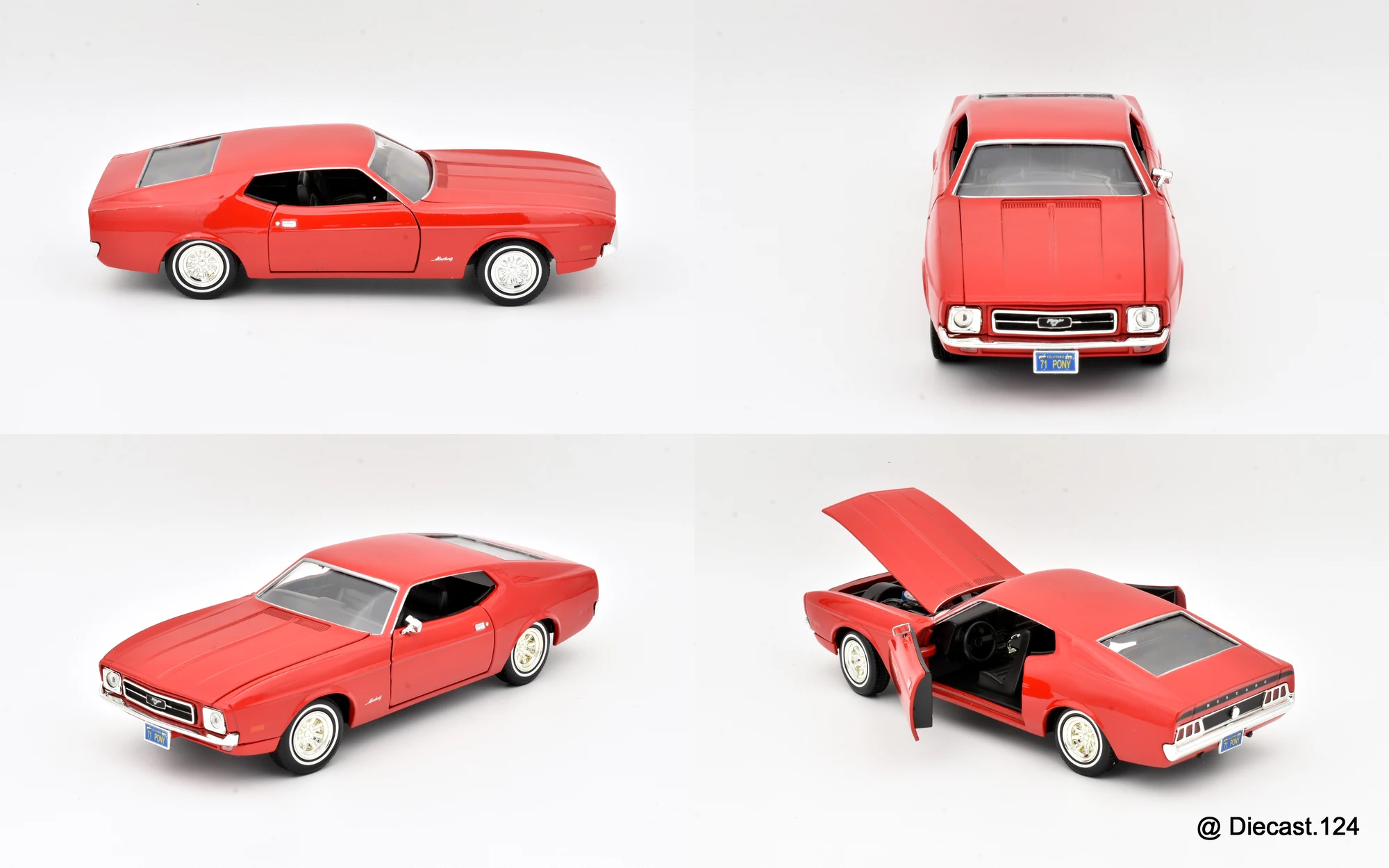 Four views of Ford Mustang Sportsroof