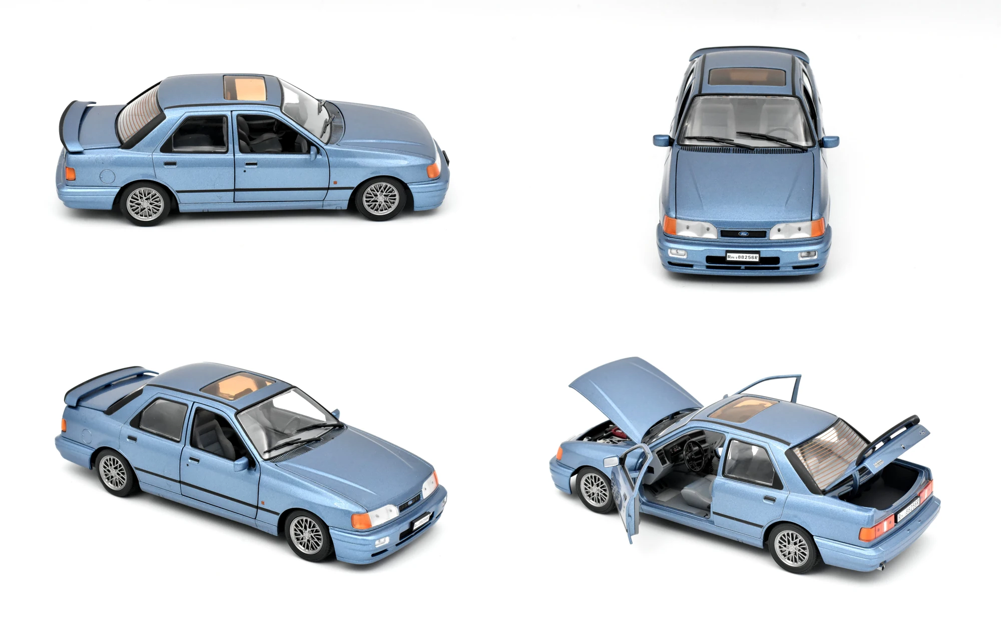 Four views of Ford Sierra Cosworth