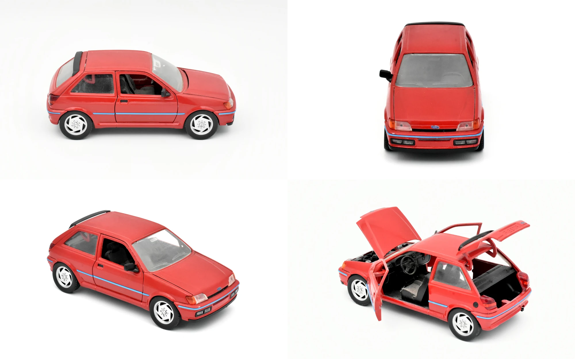 Four views of Ford Fiesta (3rd Gen)