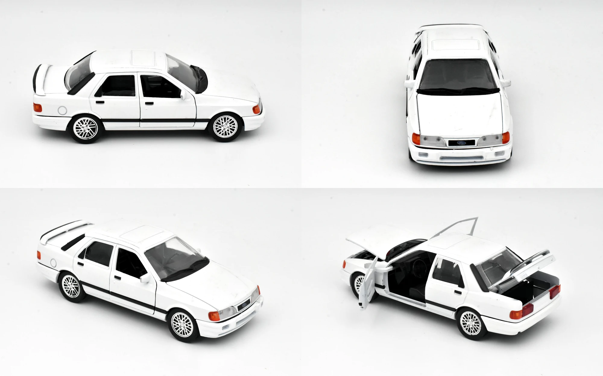 Four views of Ford Sierra Cosworth