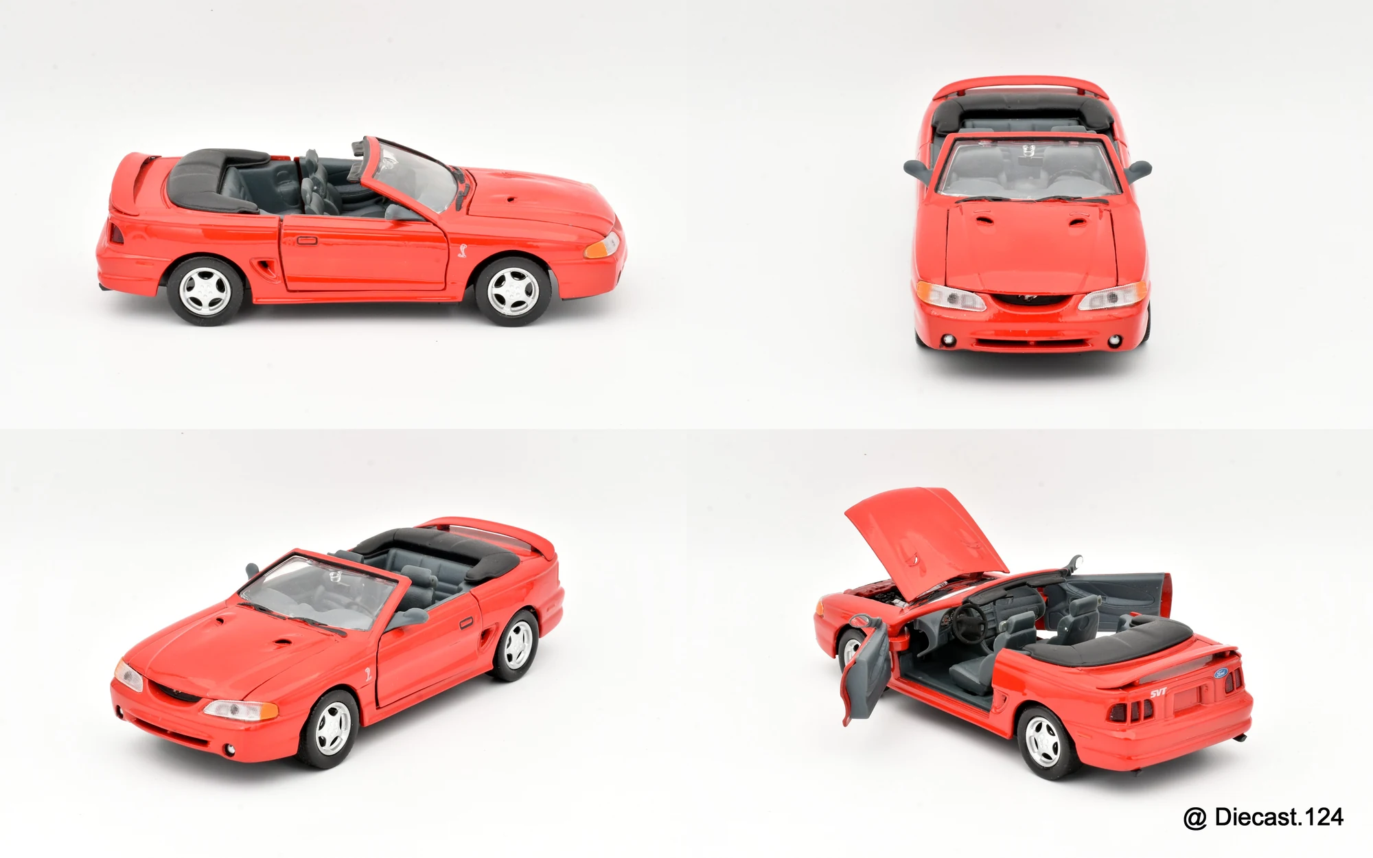 Four views of Ford Mustang GT (4th Gen) Cabrio