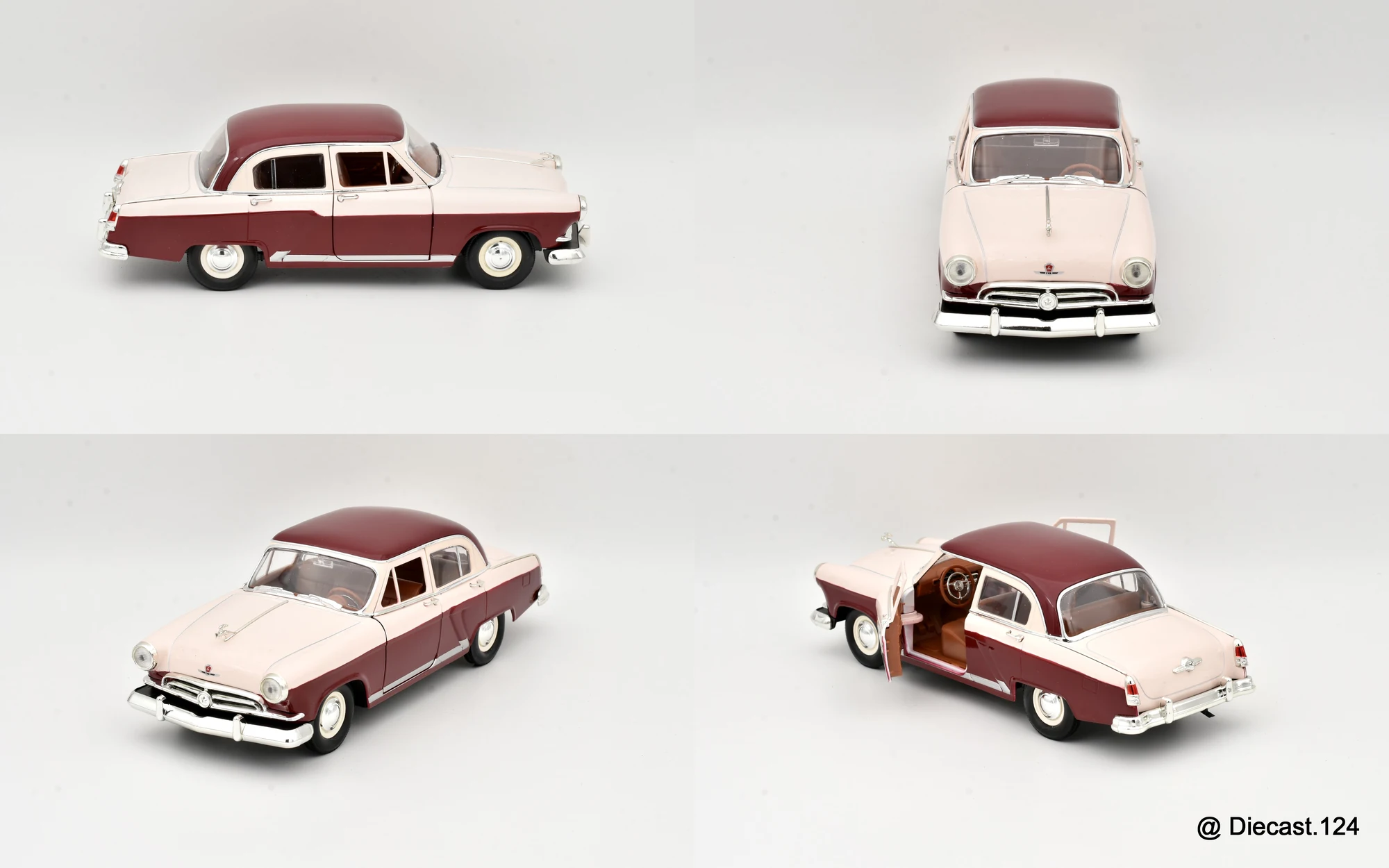 Four views of GAZ M21 Volga