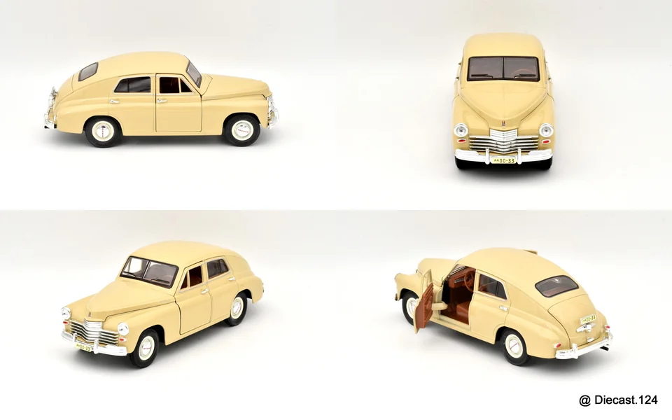 Four views of GAZ M20 Pobeda
