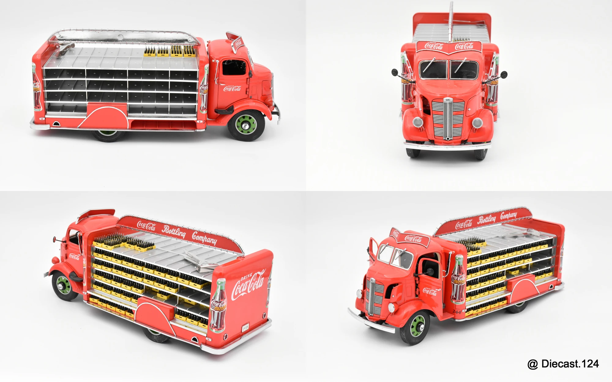 Four views of GMC Coke Delivery Truck
