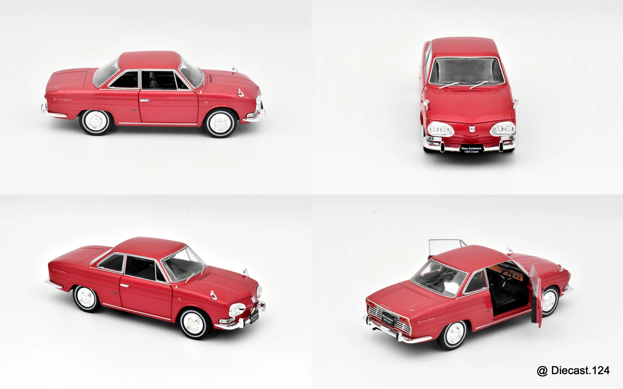 Four views of Hino Contessa 1300 Coupe