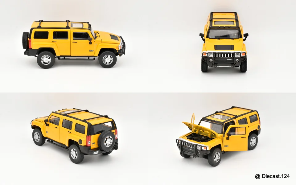 Four views of Hummer H3