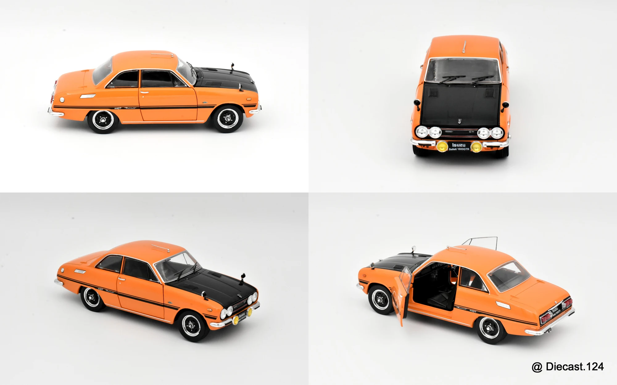 Four views of Isuzu Bellett 1600GT Type R