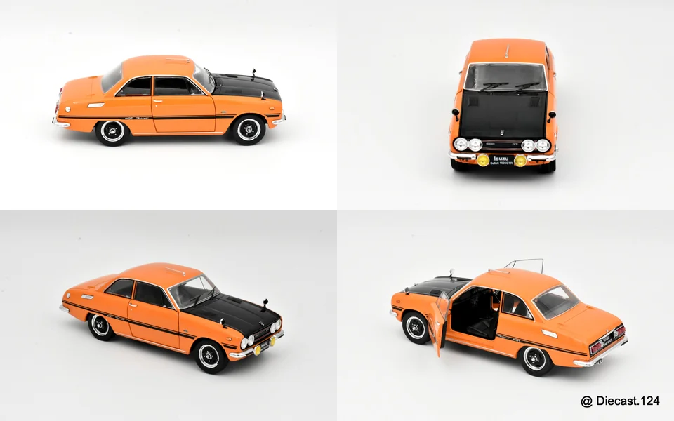 Four views of Isuzu Bellett 1600GT Type R