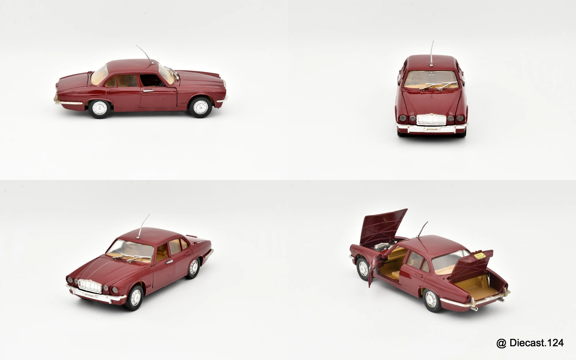 Four views of Jaguar XJ6 (Series I)