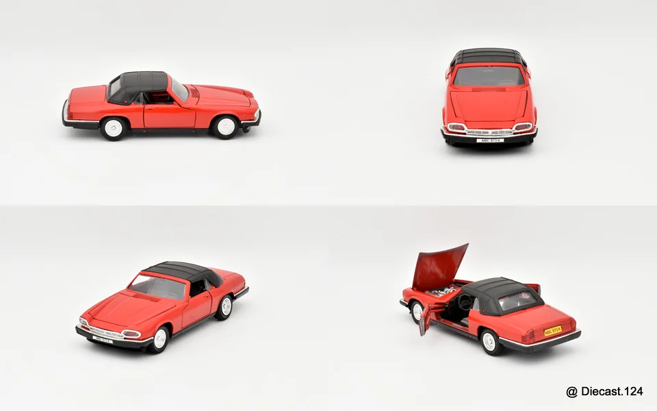 Four views of Jaguar XJ-S V12 Convertible (closed)