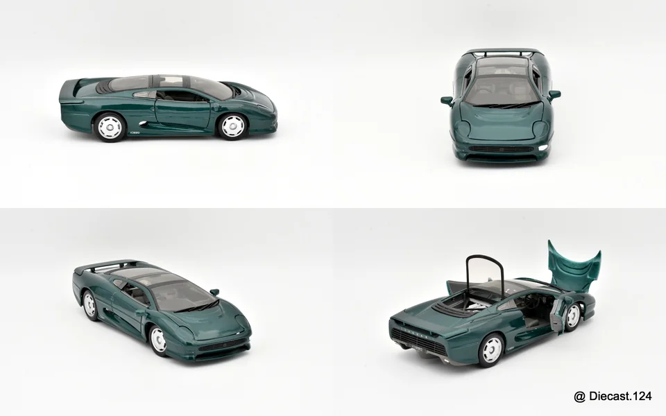 Four views of Jaguar XJ220