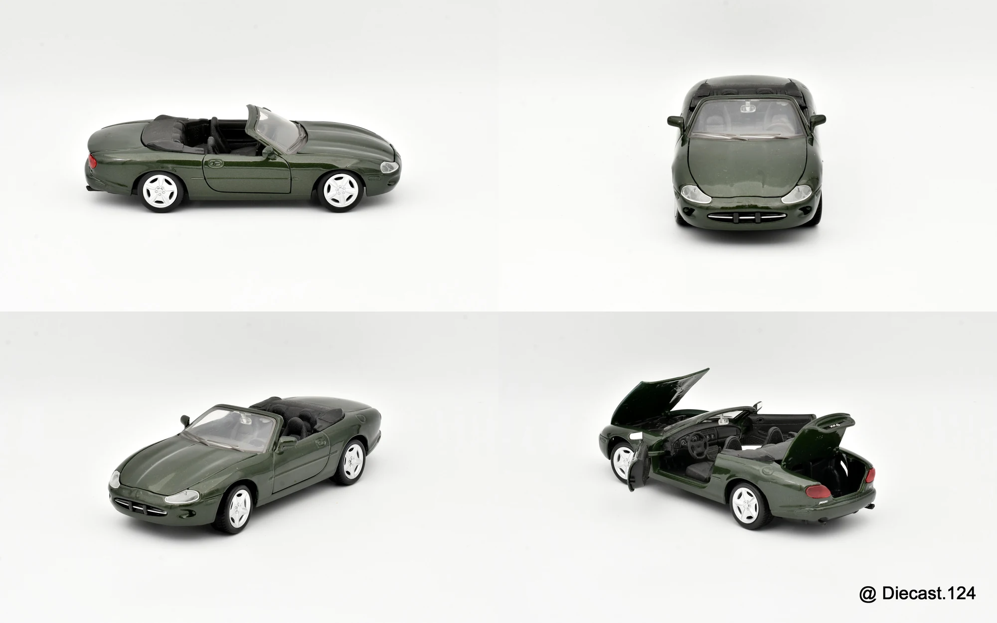 Four views of Jaguar XK8