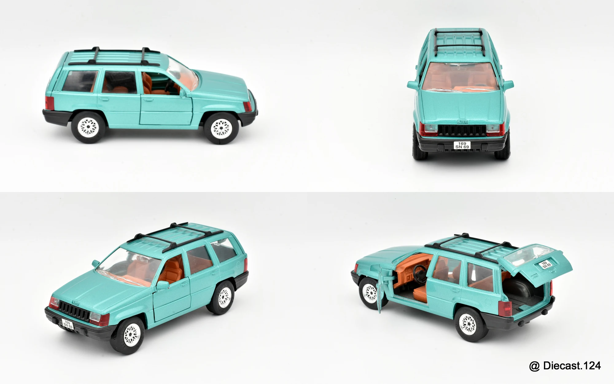 Four views of Jeep Grand Cherokee (1st Gen)