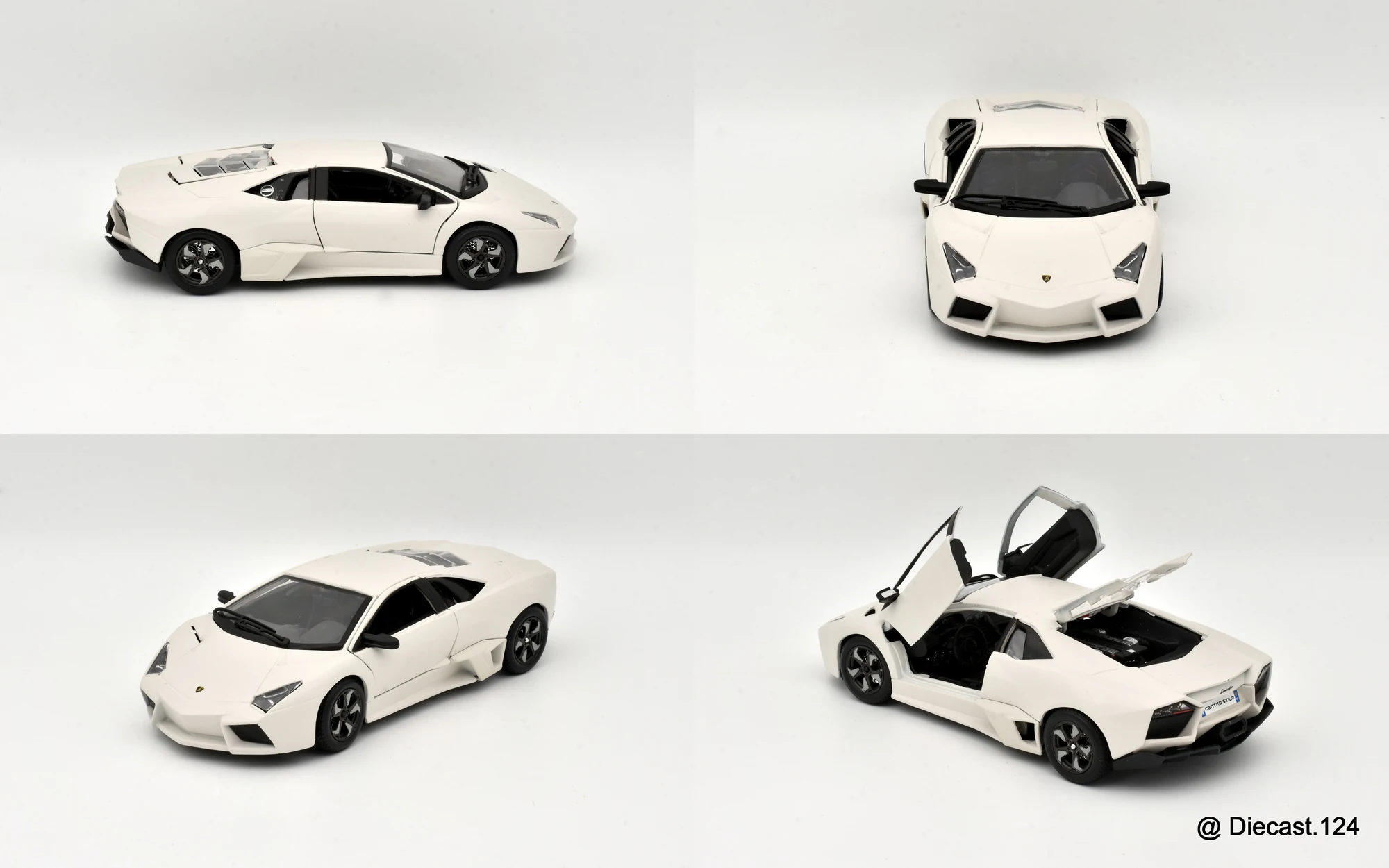 Four views of Lamborghini Reventon