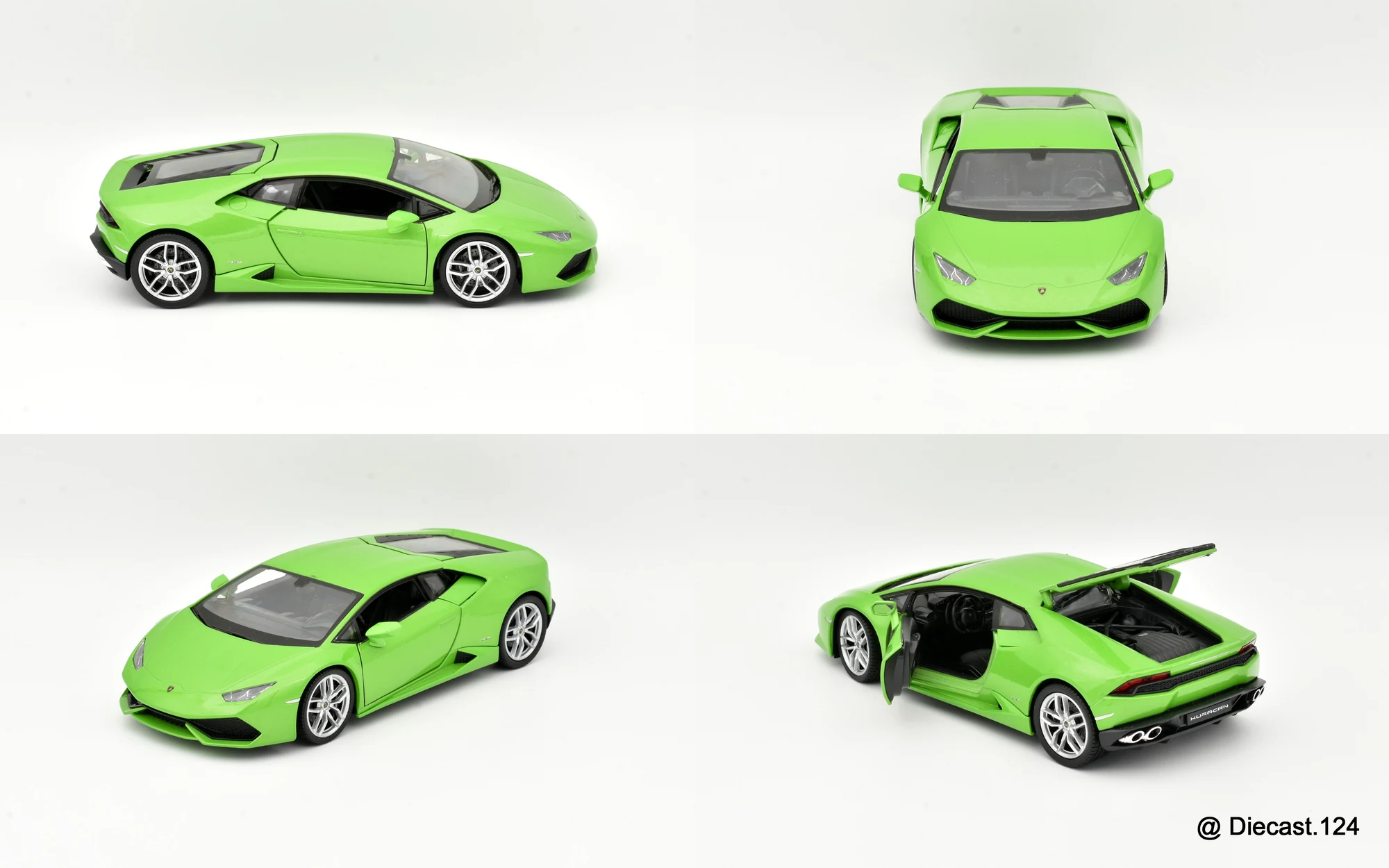 Four views of Lamborghini Huracan LP610-4