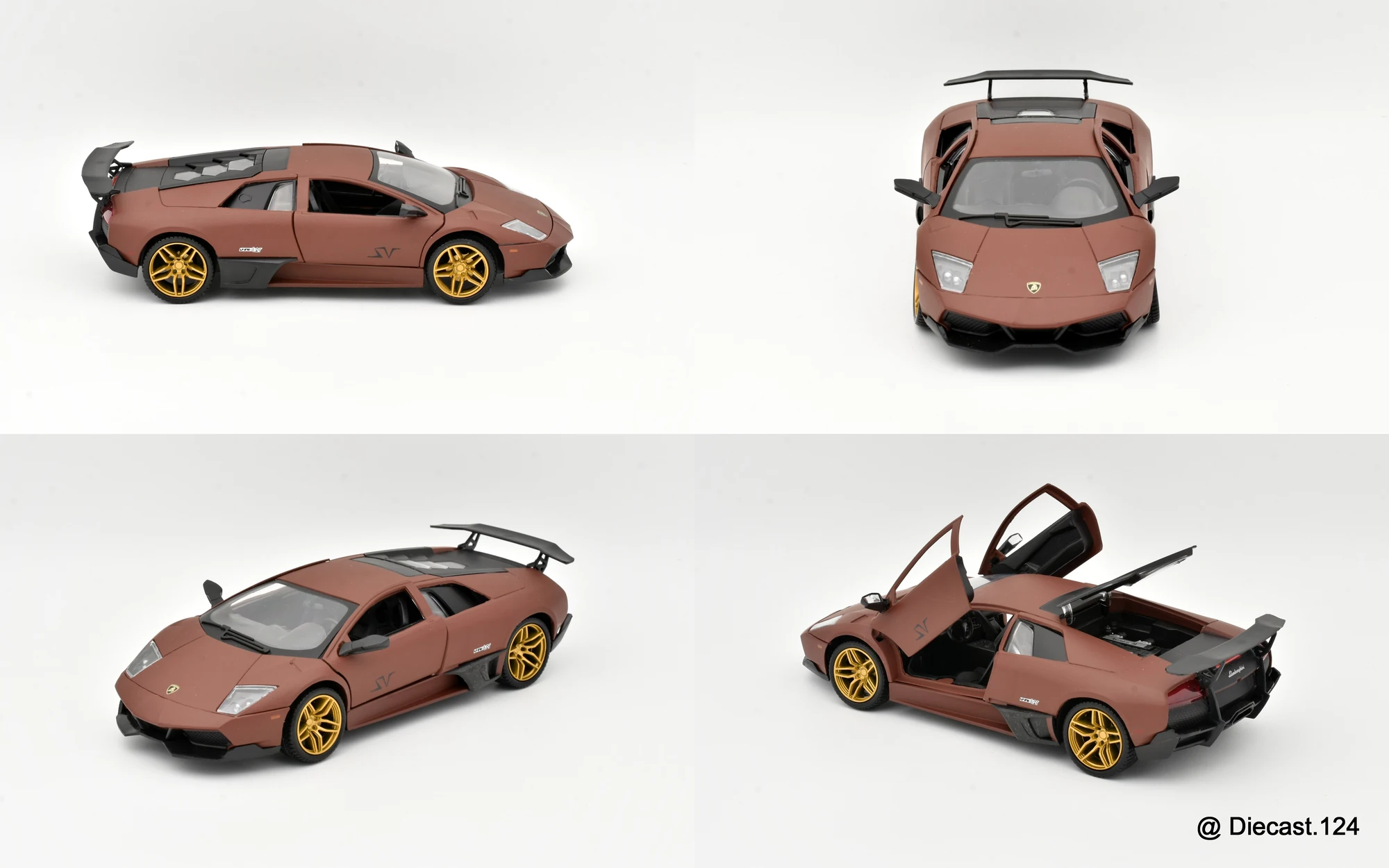Four views of Lamborghini Murcielago LP670-4 SV