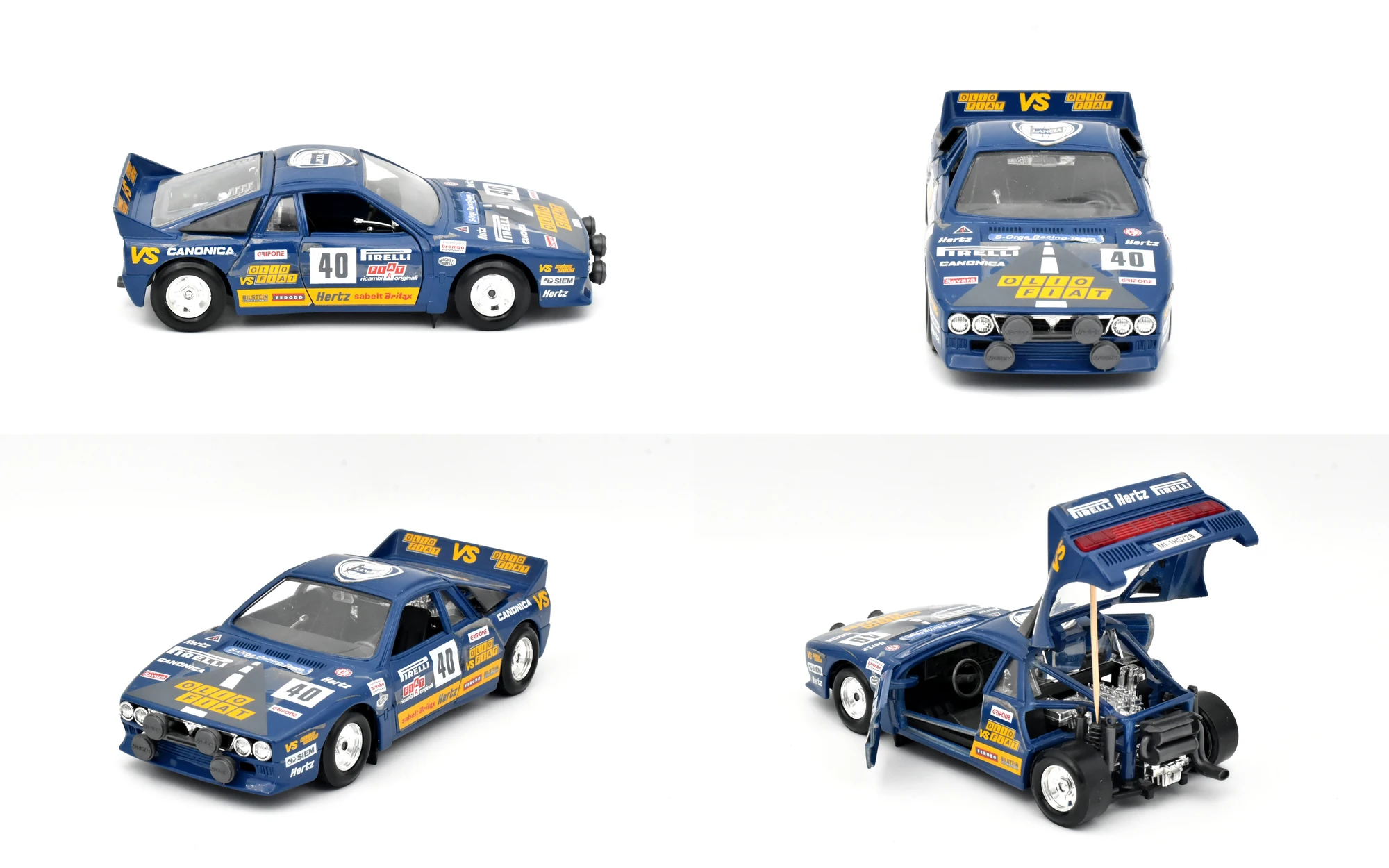 Four views of Lancia 037 Rallye