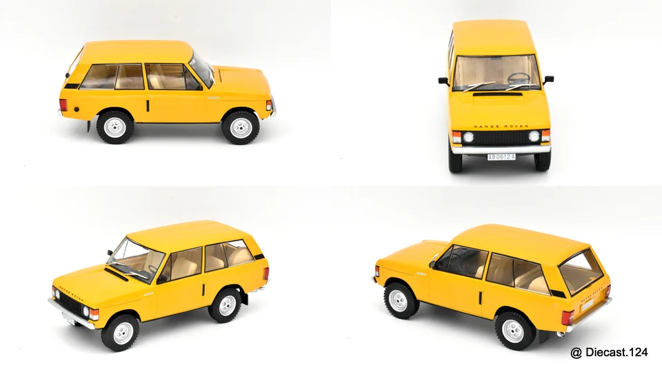 Four views of Land Rover Range Rover