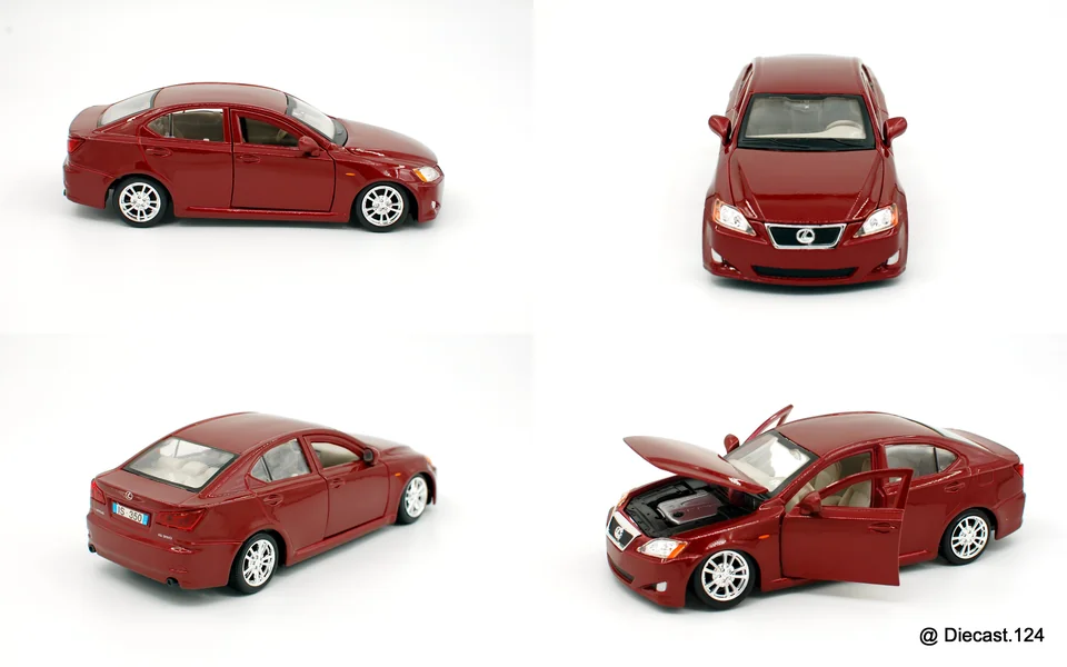 Four views of Lexus IS350