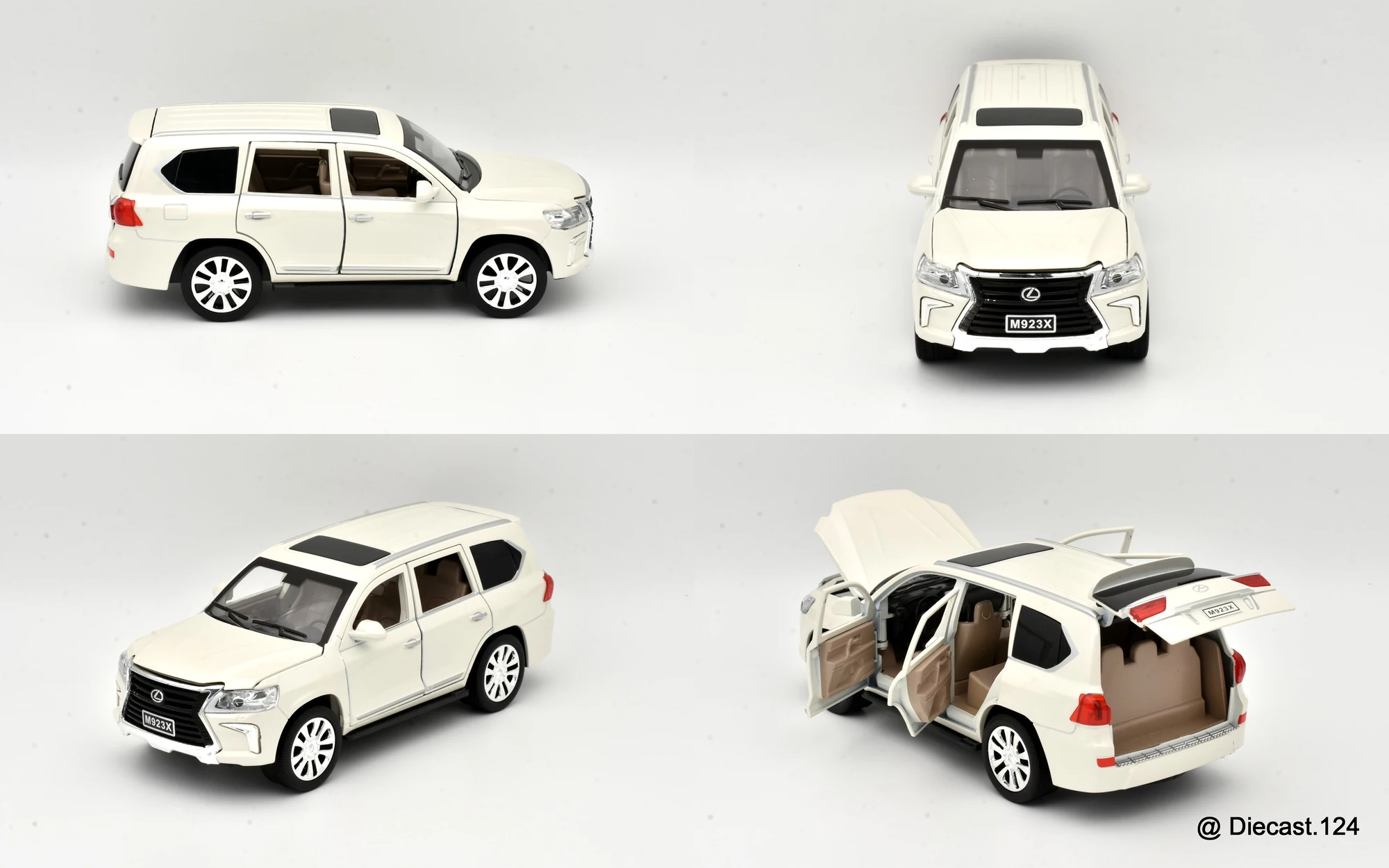 Four views of Lexus LX570