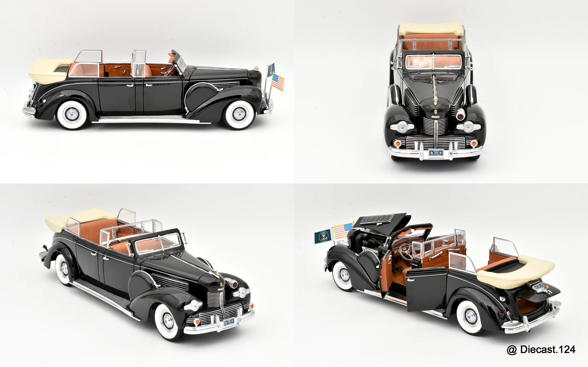 Four views of Lincoln Sunshine Special