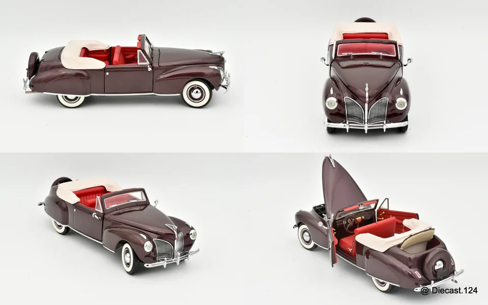 Four views of Lincoln Continental Cabrio (1st Gen)