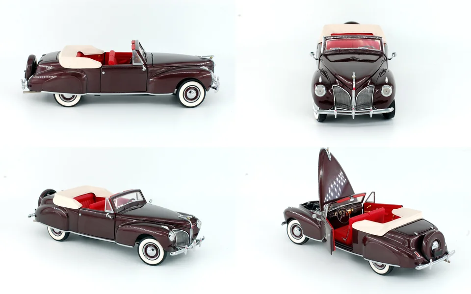 Four views of Lincoln Continental