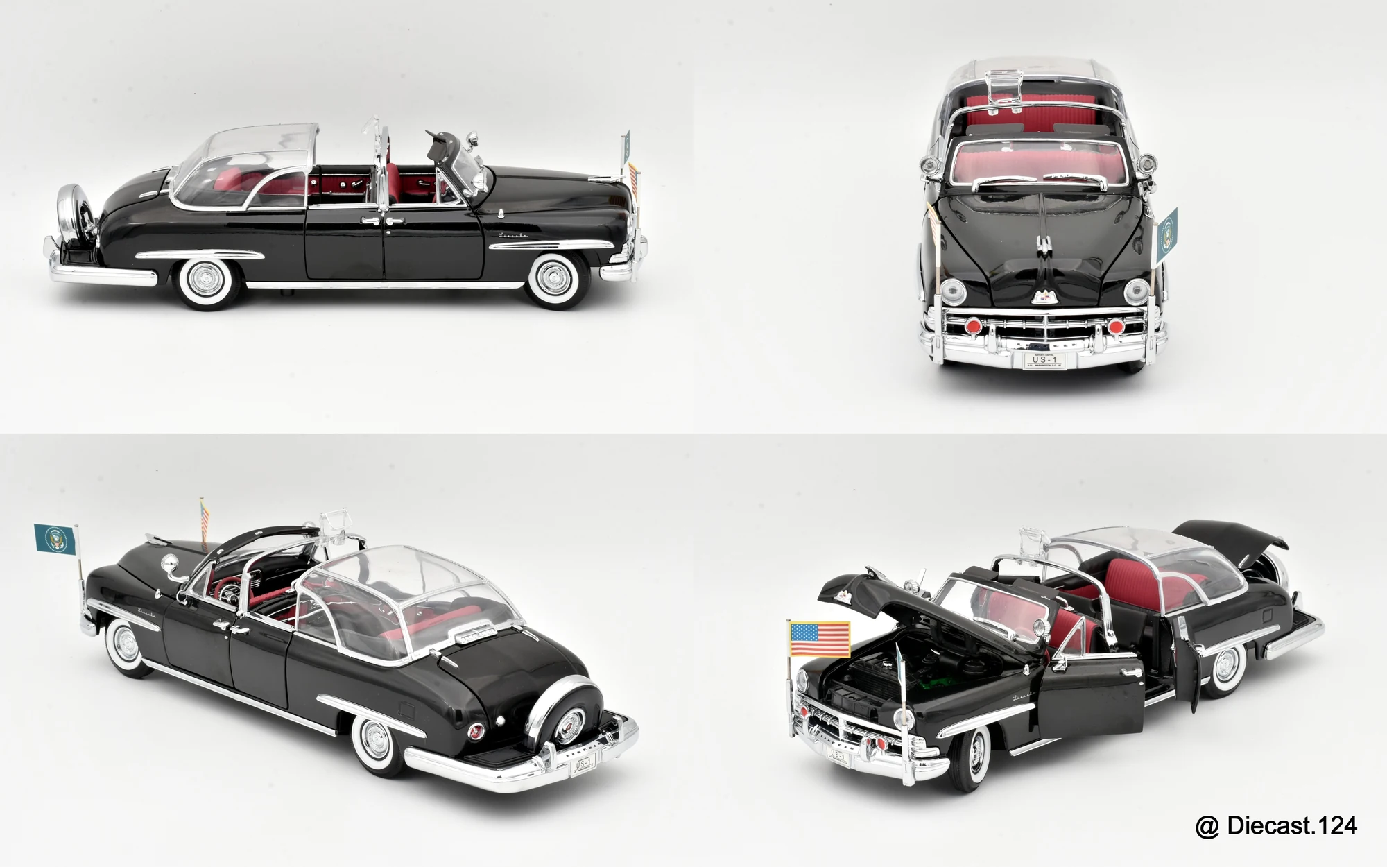 Four views of Lincoln Cosmopolitan Bubble Top