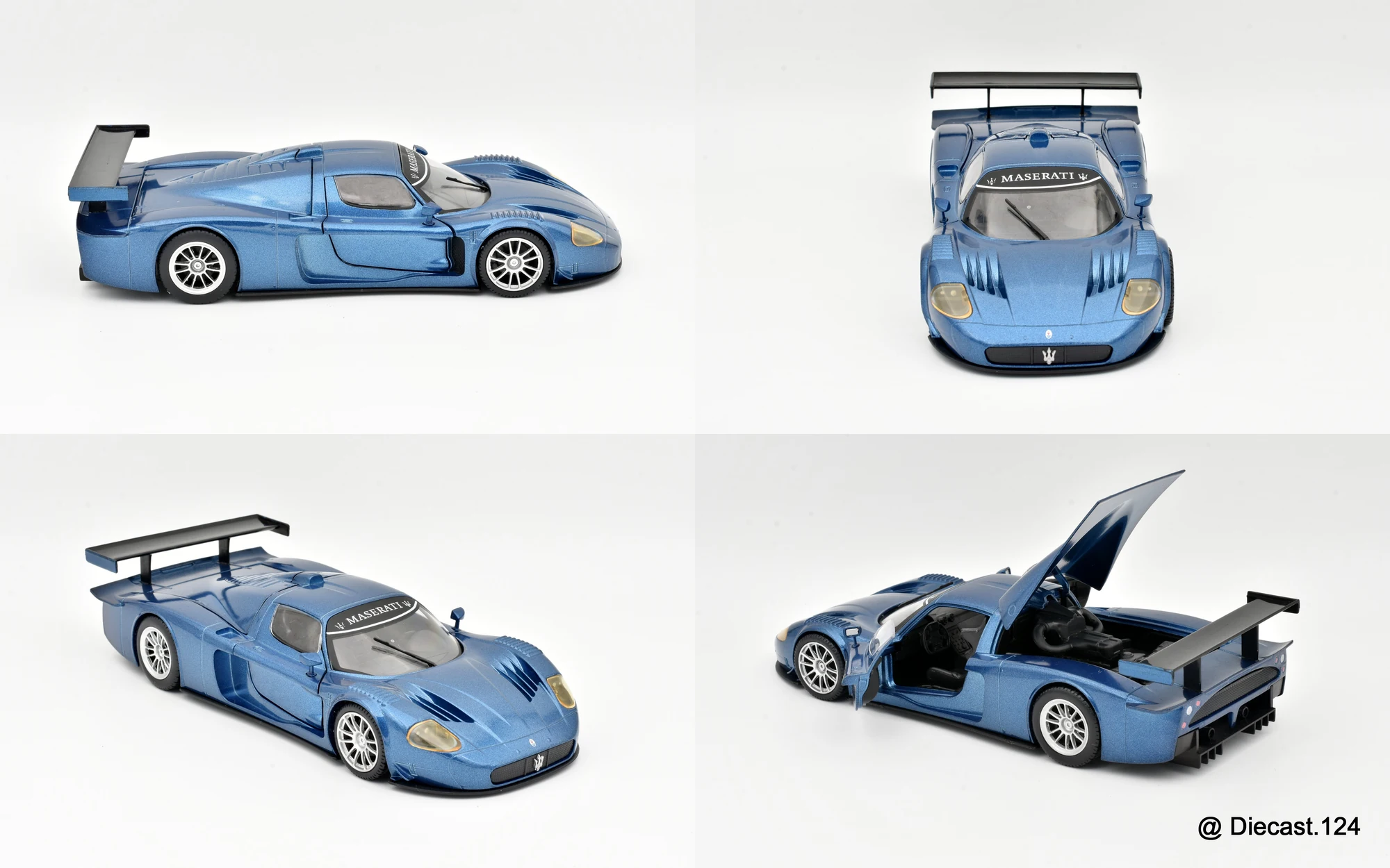 Four views of Maserati MC12