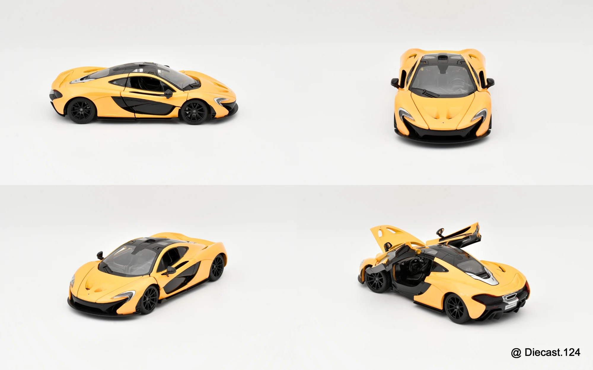 Four views of McLaren P1
