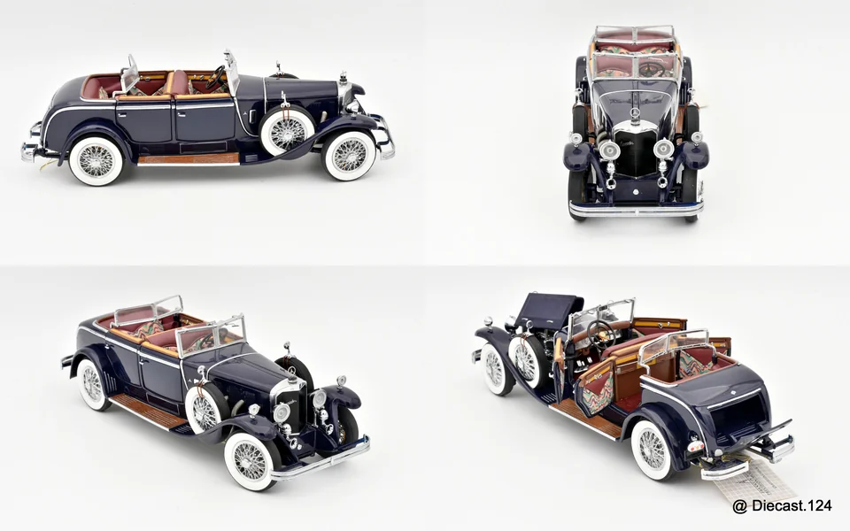 Four views of Mercedes Model K