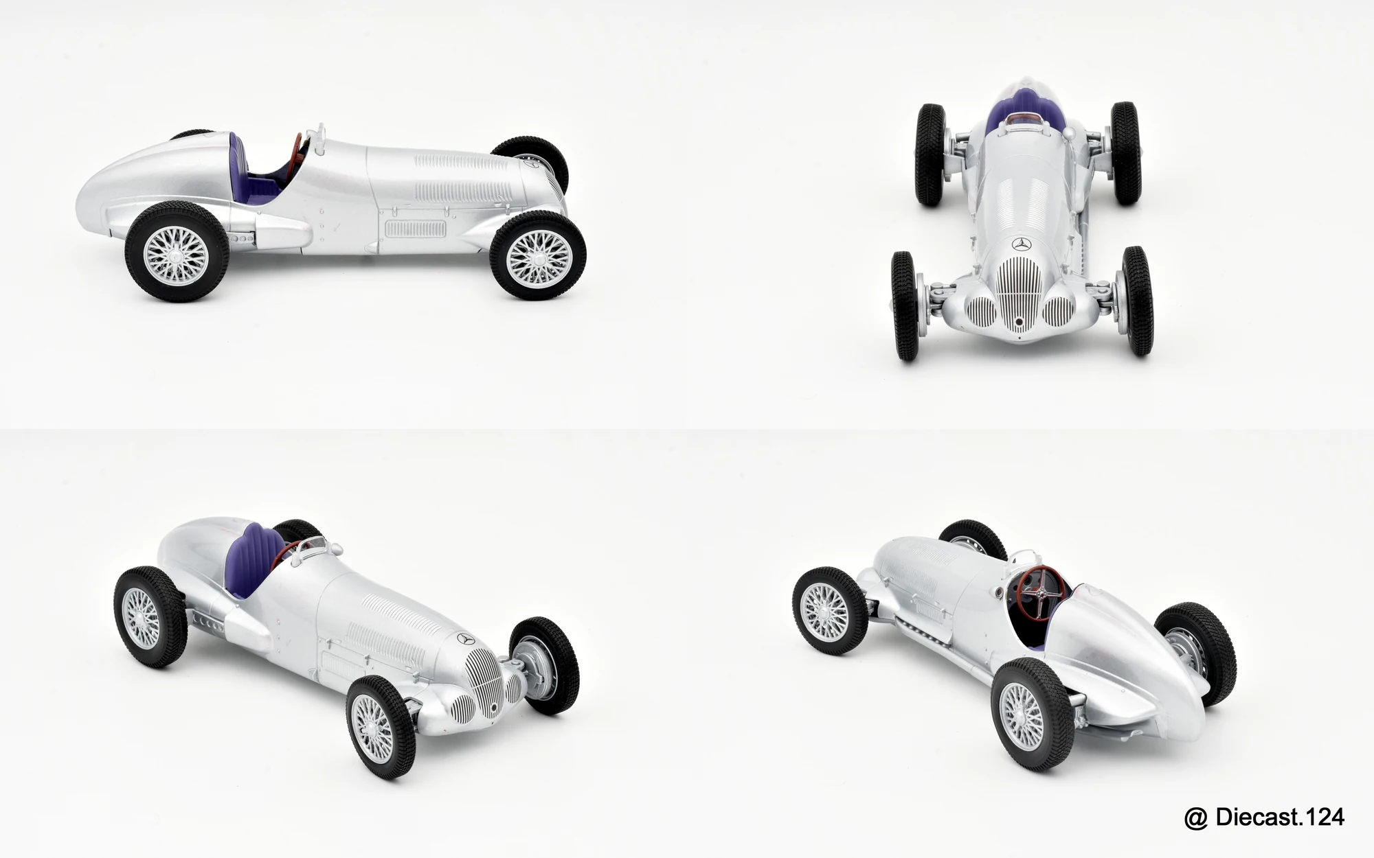 Four views of Mercedes W125