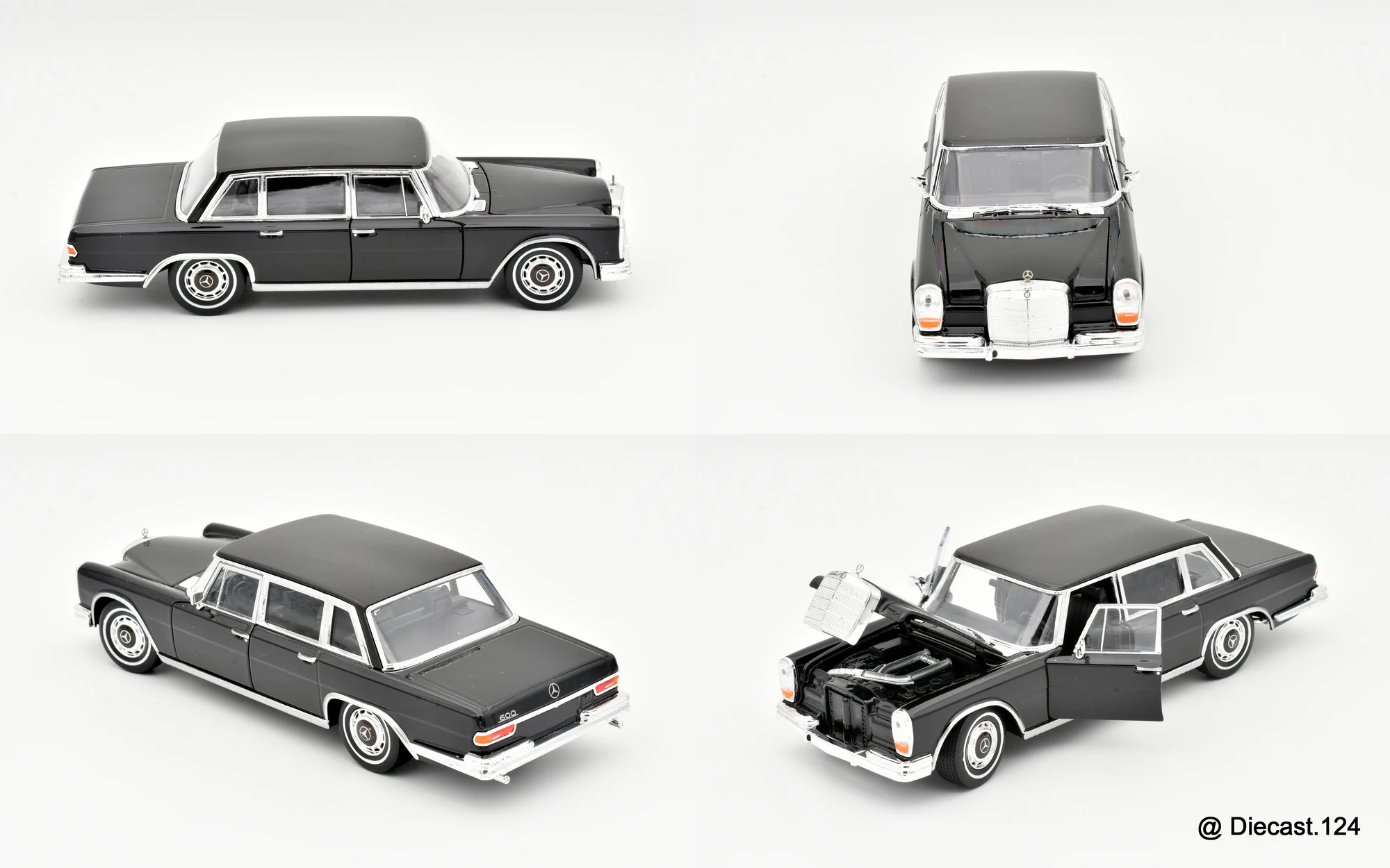 Four views of Mercedes 600 (W100)