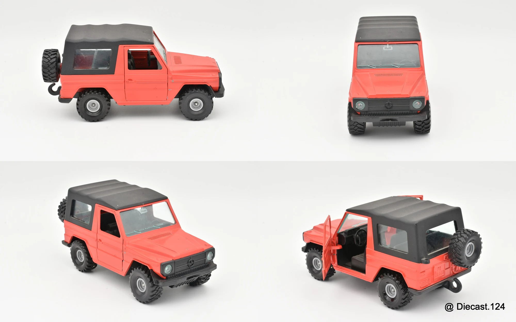 Four views of Mercedes 460 G-Classe (SWB)