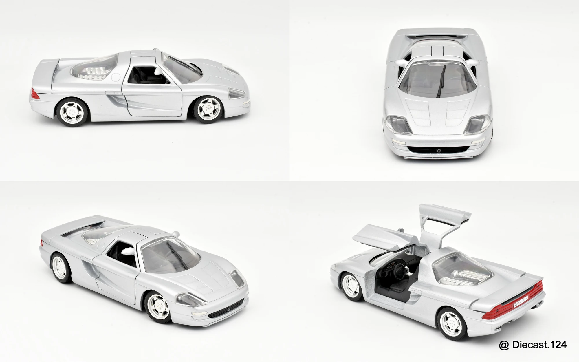 Four views of Mercedes C 112