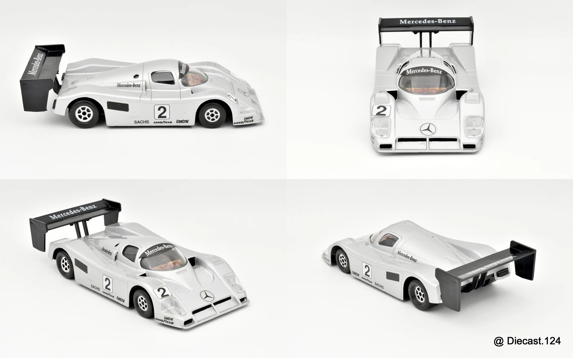Four views of Mercedes C291