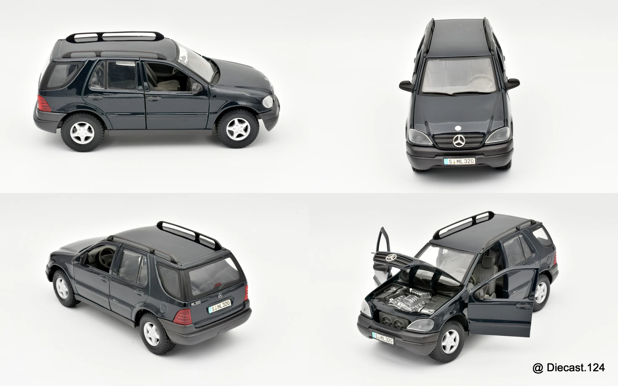 Four views of Mercedes ML (W163)